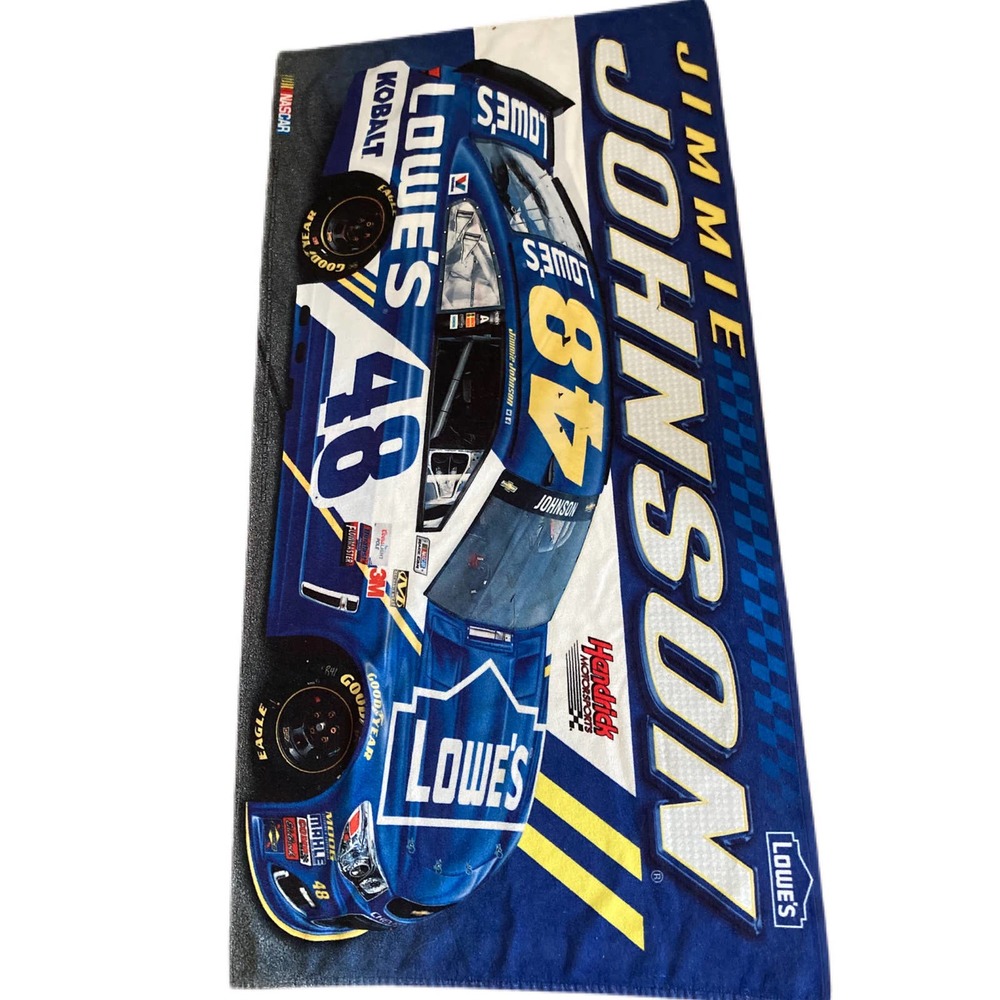 Jimmy Johnson 2 beach towels